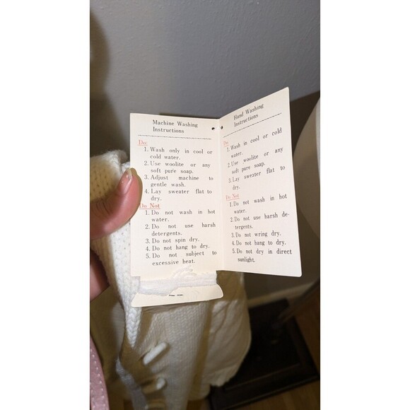 NWT VINTAGE Mary Lewis For Sears Women's 42‎ Large Cardigan Sweater Grannycore - Picture 9 of 9